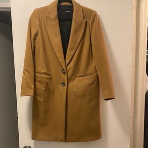 Zara Women's Camel Blazer Coat